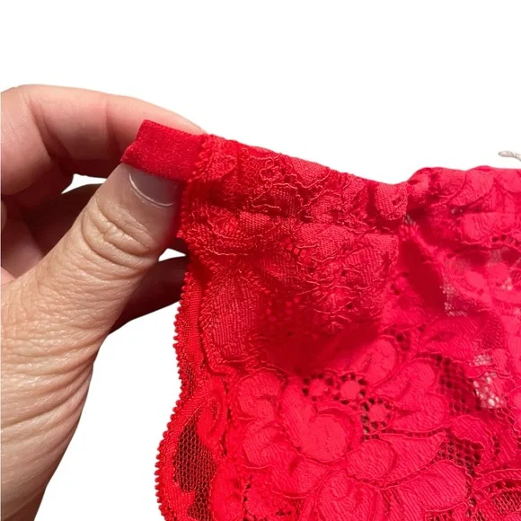 We are HAH Siren Red Chase Me Down Panite NWT Small - Picture 6 of 7